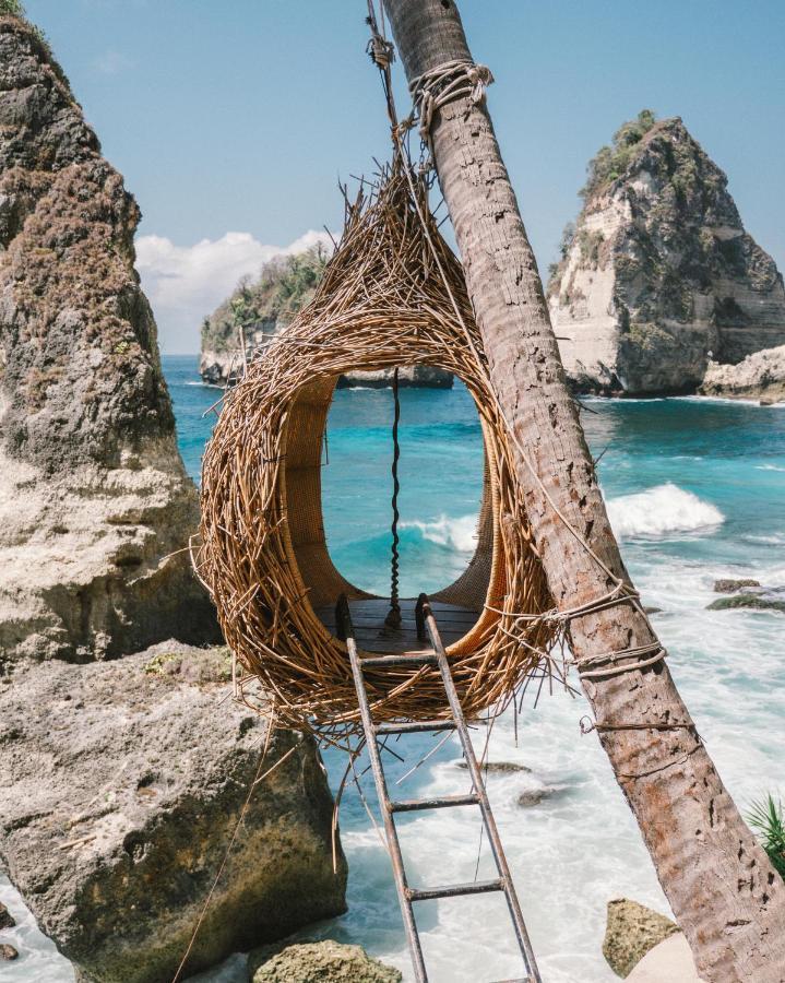 Tropical Glamping Nusa Penida - Private Romantic Seaside Bungalow Diamond Beach Polilit エクステリア 写真