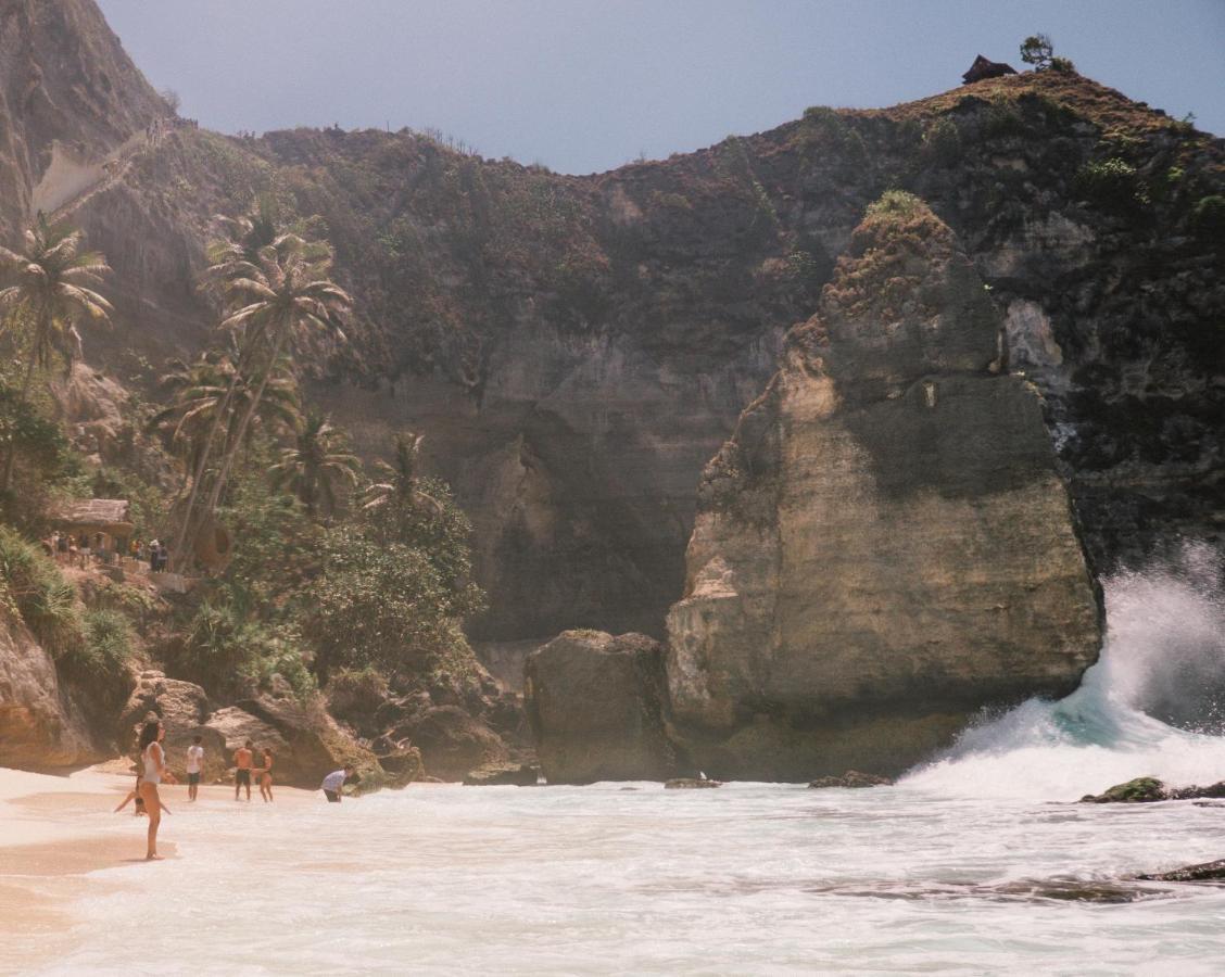 Tropical Glamping Nusa Penida - Private Romantic Seaside Bungalow Diamond Beach Polilit エクステリア 写真