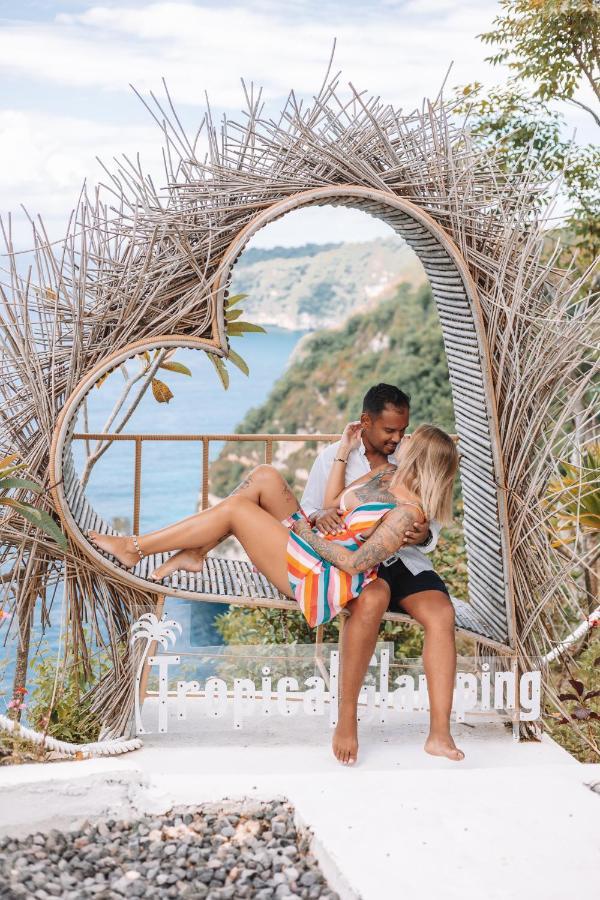 Tropical Glamping Nusa Penida - Private Romantic Seaside Bungalow Diamond Beach Polilit エクステリア 写真