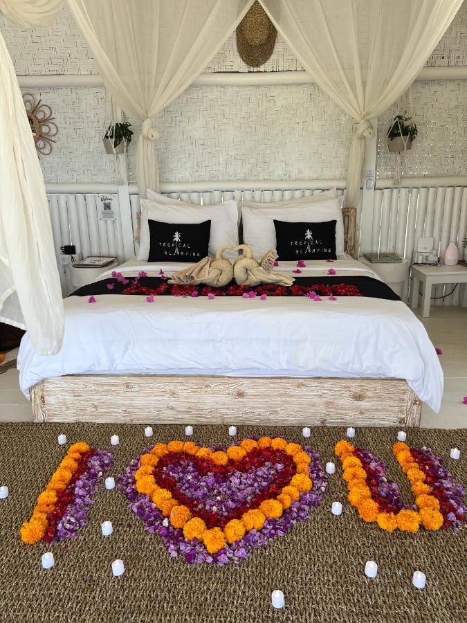Tropical Glamping Nusa Penida - Private Romantic Seaside Bungalow Diamond Beach Polilit エクステリア 写真